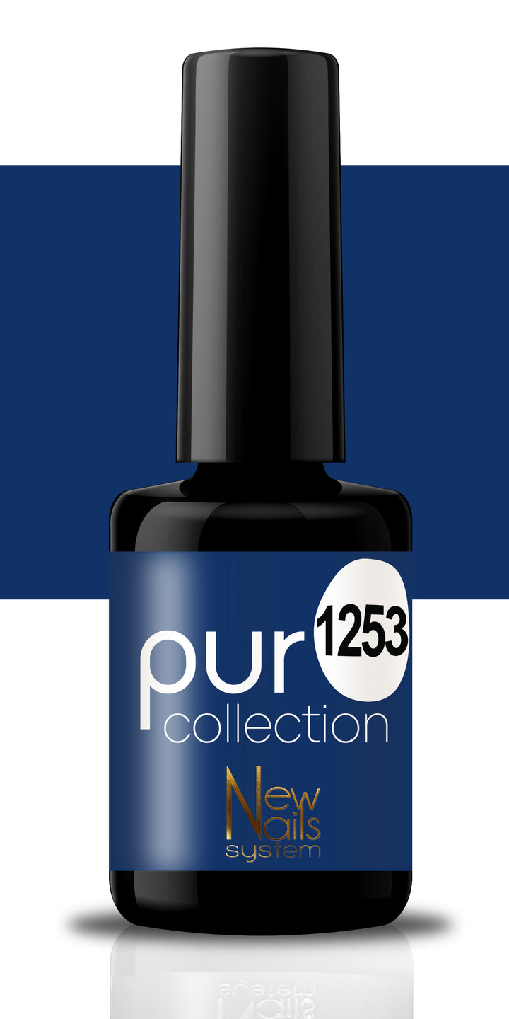 Smalto per unghie gel color semipermanente Puro collection Blues 1253